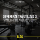 Differenze tra manubri, bilanciere e cavi.